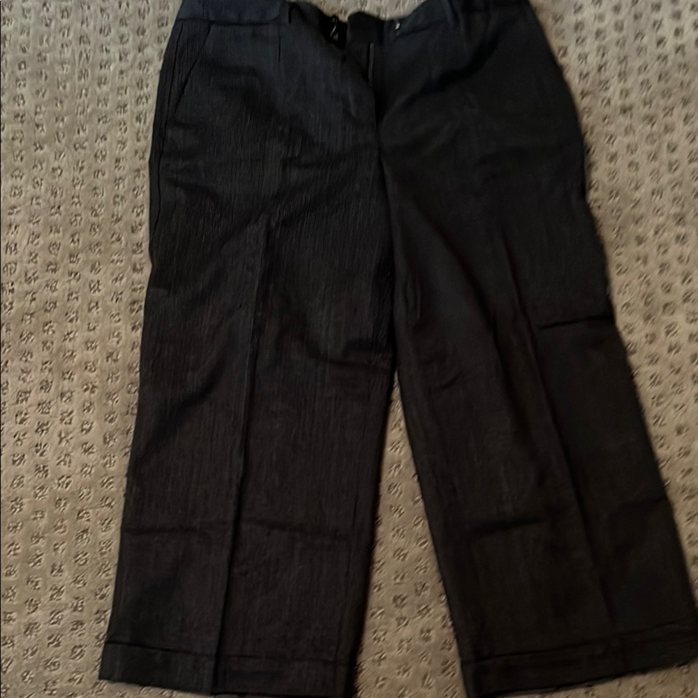 Black Cropped Pants